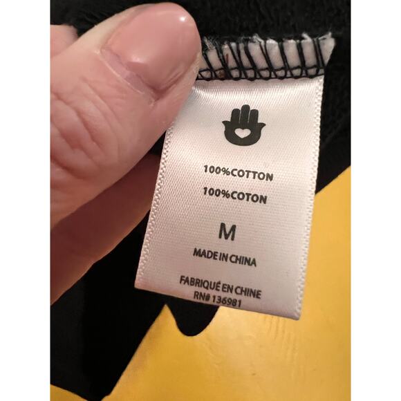 Spiritual Gangster Gratitude Raglan Zip-Up Hoodie Black Women's Medium NWT - Picture 7 of 7